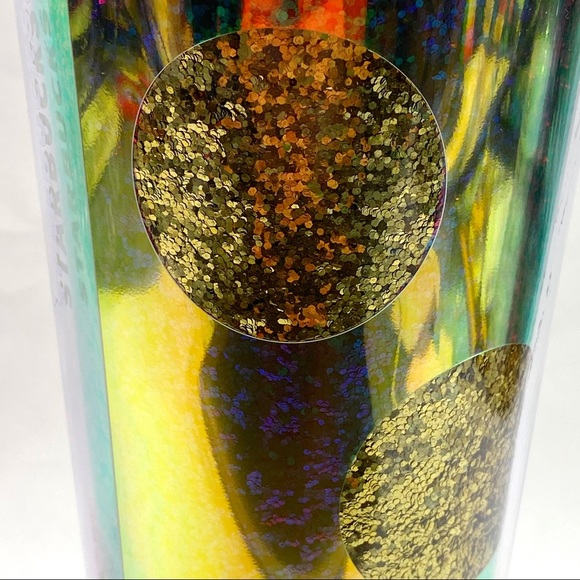 Starbucks Holiday Gold Glitter Polka Dot Tumbler - Picture 2 of 7
